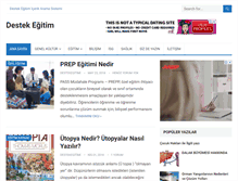 Tablet Screenshot of destekegitimi.com